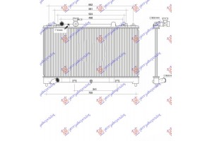 Ψυγειο Νερου 2.5 Βενζινη Μηχανικο (375x753) Mazda 6 02-08 - 025006360