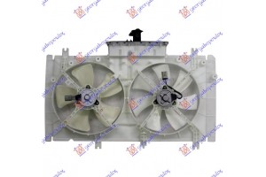 Βεντιλατερ Ψυγειου Κομπλε Διπλο Βενζινη -05 (2+2 PIN) Mazda 6 02-08 - 025006440