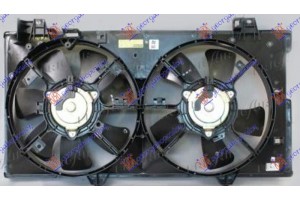 Βεντιλατερ Ψυγειου Κομπλε Διπλο Βενζινη - Πετρελαιο 05- (4+4 PIN) Mazda 6 02-08 - 025006450