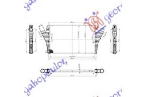 Ψυγειο INTER.2,0 i16VTUR-2,2DTi(65x40x29 Saab 9.3 02-07 - 701106200