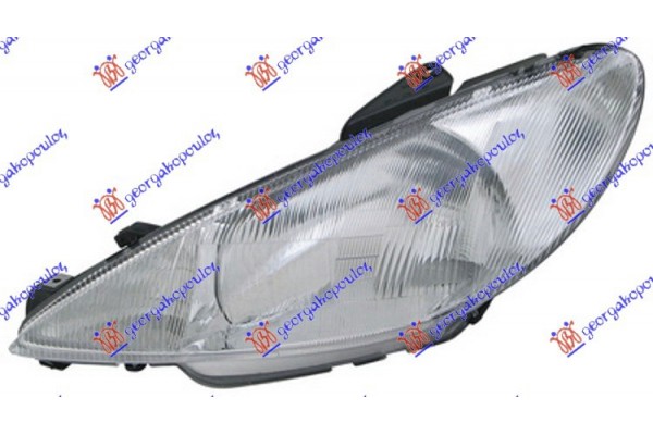 Φανος ΕΜΠ. & Ηλεκτρικος (Ε) (TYC) Αριστερα Peugeot 206 98-09 - 025605134