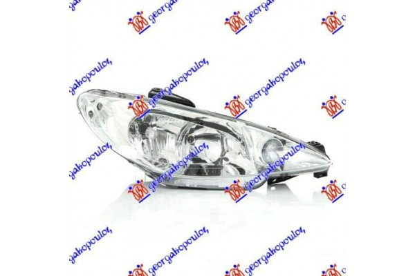 Φανος ΕΜΠ. ΗΛΕΚ. Διπλος 06- H1/H7 (VALEO) Δεξια Peugeot 206 98-09 - 025605291