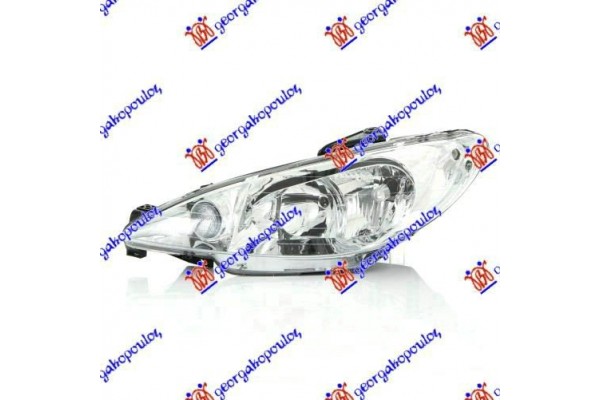 Φανος ΕΜΠ. ΗΛΕΚ. Διπλος 06- H1/H7 (VALEO) Αριστερα Peugeot 206 98-09 - 025605292