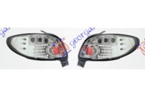 Φανος Πισω Χρωμιο Led Peugeot 206 98-09