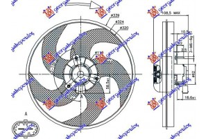 ΒΕΝΤΙΛ. ΨΥΓ. -A/C (ΒΕΝΖ-ΠΕΤΡ.) Peugeot 206 98-09 - 025606430