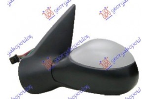 Καθρεφτης ΗΛΕΚ.ΘΕΡΜ. ΒΑΦ. 03- (CABRI (ASPHERICAL GLASS) Αριστερα Peugeot 206+ (PLUS) 09-13 - 628007592