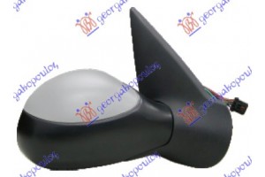 Καθρεφτης ΗΛΕΚ. ΘΕΡΜ. ΒΑΦΟΜ. 03- (CABRI (Α ΠΟΙΟΤΗΤΑ) (CONVEX GLASS) Δεξια Peugeot 206 98-09 - 025607593