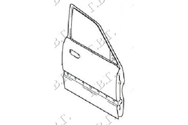 Πορτα Εμπρος Δεξια Hyundai Accent H/B-L/B 03-05 - 025801431