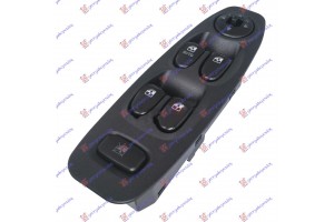 Διακοπτης ΠΑΡΑΘ/ΚΑΘΡ. (Τετραπλός) (ΜΑΥΡΟ ΠΛΑΣΙΟ) Auto (14pin + 7pin) Αριστερα Hyundai Accent H/B-L/B 03-05 - 025807172