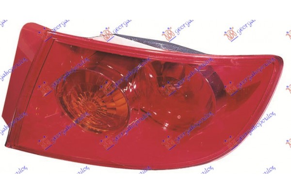 Φανος Πισω Εξω -06 4Π Kokkινο (Ε) Δεξια Mazda 3 SDN-H/B (BK) 04-08 - 026005811