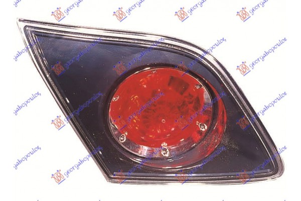 Φανος Πισω Εσω 5Π Μαυρο (Ε) Αριστερα Mazda 3 SDN-H/B (BK) 04-08 - 026005907