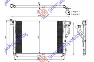 Ψυγειο A/C 1.5 Crdi (50,5x35,16) Hyundai Accent Sdn 06-11 - 026406410