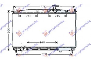 Ψυγειο 2.7 i24V-2.2 Crdi (43x77) Αυτο Hyundai Santa Fe 05-09 - 026506310