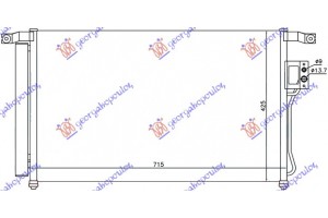 Ψυγειο A/C 2.7 i24V-2.2 Crdi (67,5x42,5) Hyundai Santa Fe 05-09 - 026506400