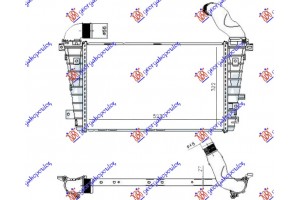 Ψυγειο Intercooler 2.0 Βενζινη - 1.7-1.9 Cdti Πετρελαιο (523x322) (NISSENS) Opel Zafira 05-12 - 026706260
