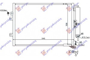 Ψυγειο A/C Βενζ (51x38)RENAULT Clio 06-09 - 026806400