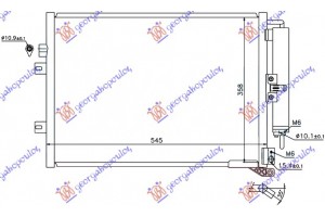 Ψυγειο A/C 1.5 Dci (51x38) Renault Clio 06-09 - 026806410
