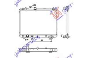 Ψυγειο 1.3-1.5i 16V +/-AC(37.5x55)ΑΥΤΟΜ. (KOYO)SUZUKI Swift H/B 06-11 - 026906315