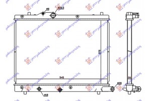 Ψυγειο Νερου 1.3 Ddis Πετρελαιο (378x545x27) Ουγγαρεζικο Suzuki Swift H/B 06-11 - 026906320