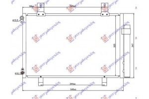 Ψυγειο A/C Βενζινη - Πετρελaιο (500x335x16) (KOYO) Suzuki Swift H/B 06-11 - 026906405