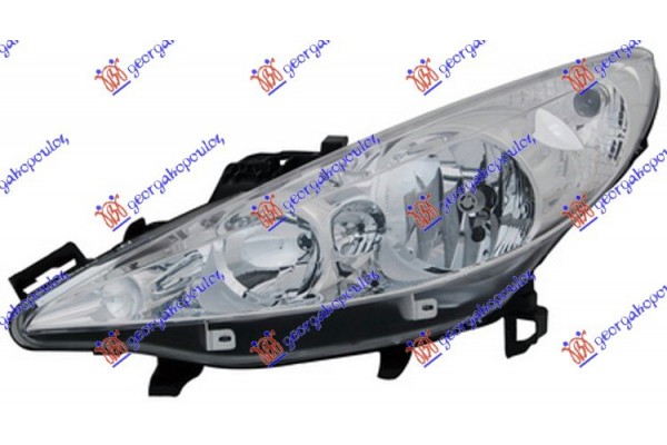 Φανος Εμπρος (Ε) (TYC) Αριστερα Peugeot 207 06-14 - 027005134