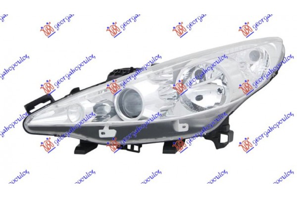 Φανος Εμπρος Με Φακο (ΜΕ Φως ΣΤΡΟΦΗΣ) (Ε) (TYC) Αριστερα Peugeot 207 06-14 - 027005274