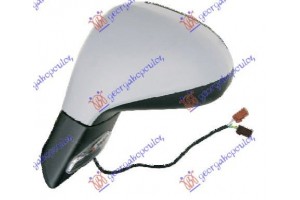 Καθρεφτης ΗΛΕΚ. ΘΕΡΜ. ΒΑΦ. Με Φλας (Α ΠΟΙΟΤΗΤΑ) (CONVEX GLASS) Αριστερα Peugeot 207 06-14 - 027007504