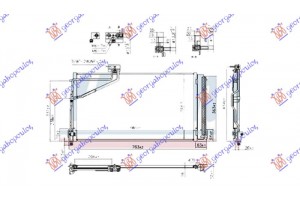 Ψυγειο A/C Για Ολα Βενζινη (686x365) 07- Mercedes Slk (R171) 04-10 - 027306420