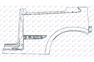 Αριστερα Φτερο Πισω 3Π Renault Megane SDN-H/B-L/B 02-05