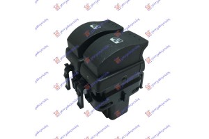 Διακοπτης ΠΑΡΑΘ. ΕΜΠ. Αυτοματος (ΕΜΠ. ΠΟΡΤΕΣ)(Μαύρη φίσα)(Διπλός)(10pin) Αριστερα Renault Megane SDN-H/B-L/B 02-05 - 027407172