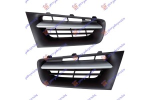 Κομματια Μασκας ΜΑΥΡΑ/ΑΣΗΜΙ (ΣΕΤ) Renault Megane SDN-H/B-L/B 05-08 - 027504635