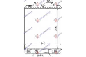 Ψυγειο 1,4 Hdi (37,4x32,6x16) Toyota Aygo 06-12 - 028006310