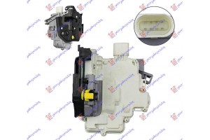 Κλειδαρια Πορτας Πισω ΗΛΕΚ/ΚΗ -11 (8PIN) Αριστερα Seat Leon 05-13 - 028107227