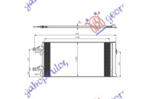 Ψυγειο Α/C 2,2-2,3-3,0 D Hdi (71x37x16) Citroen E Jumper 20-23 - 196806400