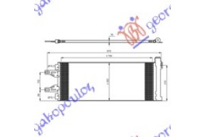 Ψυγειο A/C 2,2-2,3-3,0 D Hdι (71x29,7x16) Citroen E Jumper 20-23 - 196806410