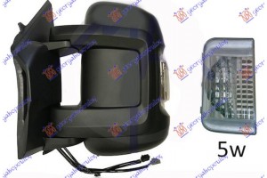 Καθρεφτης ΗΛΕΚΤ. ΘΕΡΜΑΙΝ. Κοντος ΗΛ. ΑΝΑΚΛ. (ΜΕ Φλας & ΑΙΣΘ.) (CONVEX GLASS) Αριστερα Opel Movano 21- - 604207592