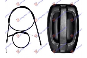 Χερουλι Πορτας Συρωμενης Εξω Κομπλε (ΜΕ 2 ΝΤΙΖΕΣ) Fiat Ducato 06-14 - 028707850