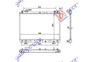 Ψυγειο 1.9 Ddis (45x69x16) Suzuki Grand Vitara 06-15 - 029306330