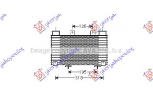 Ψυγειο INTER. 2,5-3,0 Tdci (245x198) Ford Ranger 06-09 - 029406200