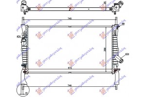 Ψυγειο 2,2-2,3TDCI-2,4i -A/C (67x38) Ford Transit 06-13 - 029706310