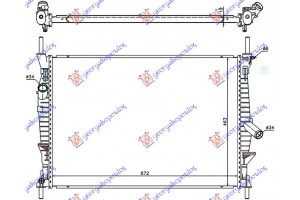 Ψυγειο 2.2-2.4 TDCi-2.3I-A/C (67.5x45.5) Ford Transit 06-13 - 029706320