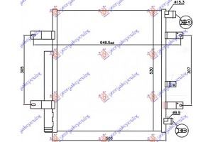 Ψυγειο A/C Πετρελαιο (46x53,4) ΠΛΑΚ-ΠΛΑΚ Mercedes Atego 97- - 029806410