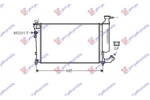 Ψυγειο 1.8i-2.0i 16V (61x37,8)(Μ ΑΣΦΑΛ) Citroen Xsara 97-00 - 059806330