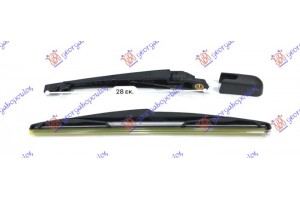 ΥΑΛΟΚΑΘ. ΠΙΣΩ ΜΕ ΜΠΡΑΤΣΟ H/B (3/5Π) 350mm