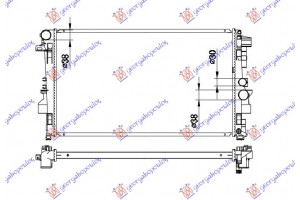 Ψυγειο ΒΕΝΖ-ΠΕΤΡ (68x41) Μηχανικο Mercedes Vito (W639) & Viano 04-10 - 030206300