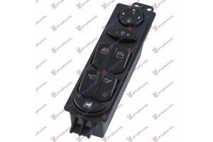 Διακοπτης ΠΑΡΑΘ/ΚΑΘΡ. ΑΝΑΔΙΠΛ. Εμπρος Μαυρος (Τετραπλός)(ΜΕ ΗΛΕΚ. ΑΝΟΙΓ. Πισω ΦΙΛΙΣΤ.)(10pin) Αριστερα Mercedes Vito (W639) & Viano 04-10 - 030207174