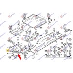 Ποδια Μηχανης Πλαστικη Ακραια Δεξια Bmw Series 7 (E65/66) 02-08 - 031500841