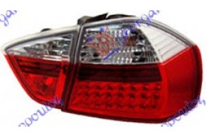 Φανος ΟΠ.ΣΕΤ Led ΚΟΚΚΙΝΟΣ-ΛΕΥΚΟΣ Bmw Series 3 (E90/91) Sdn 05-08