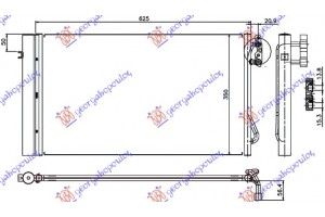 Ψυγειο A/C 2.0-3.0 Turbo DIESEL(580x340x16) Bmw Series 3 (E90/91) Sdn 05-08 - 031706410