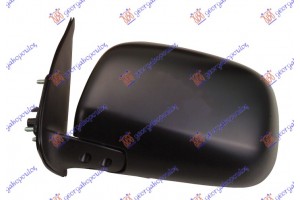Καθρεφτης Μηχανικος Χειροκινητος Μαυρος (CONVEX GLASS) Αριστερα Toyota HI-LUX 2WD/4WD 05-09 - 032107482